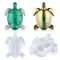 LET'S RESIN 2pcs Turtle Resin Molds, Durable 3D Animal Silicone Molds for Epoxy Resin, Smaller Sea Turtle Marine Art Silicone Resin Molds for Craft, Ocean Theme Night Lights, Home Decor
